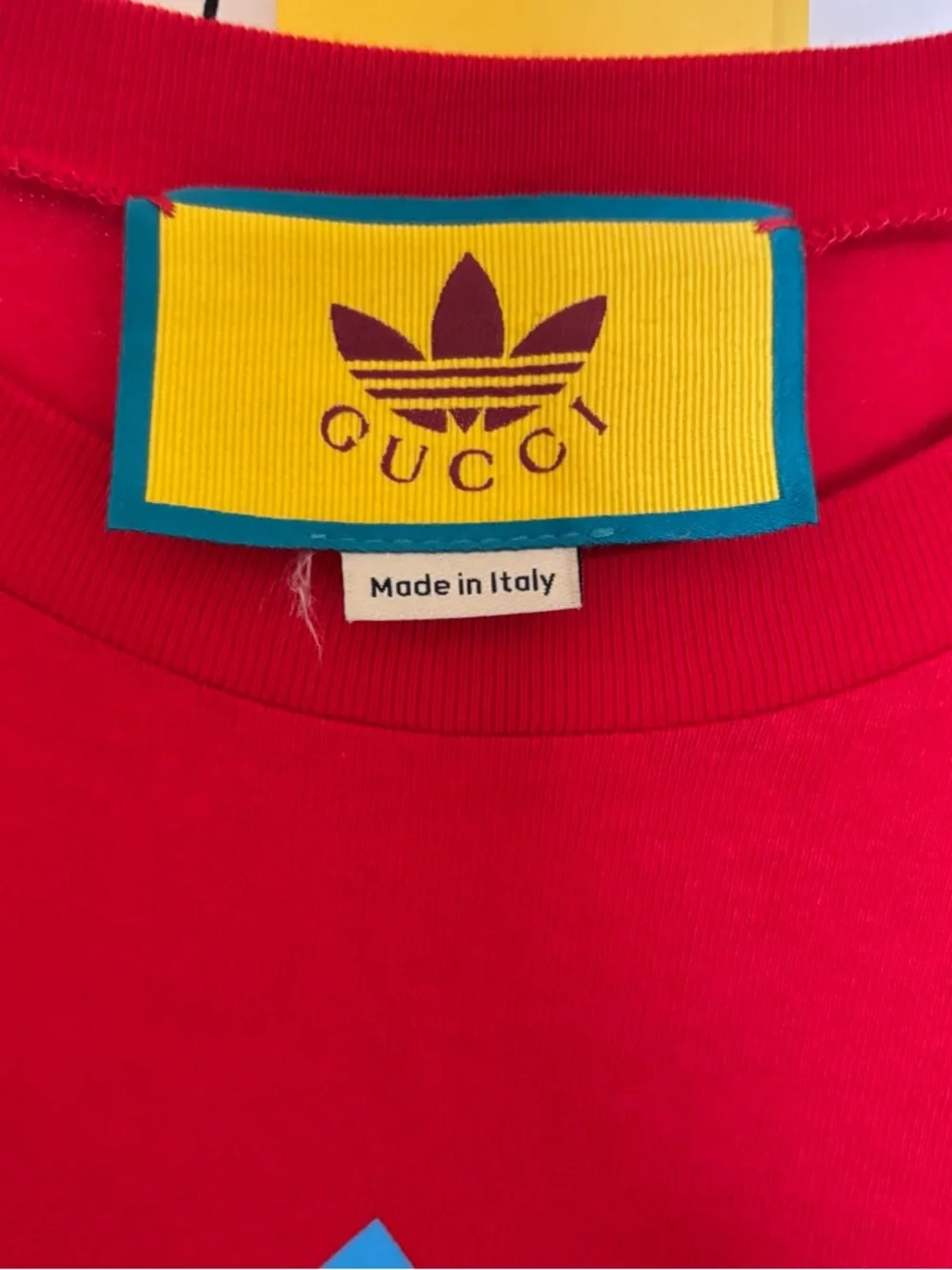 adidas x Gucci Colourblock Trefoil Long Sleeve Tee